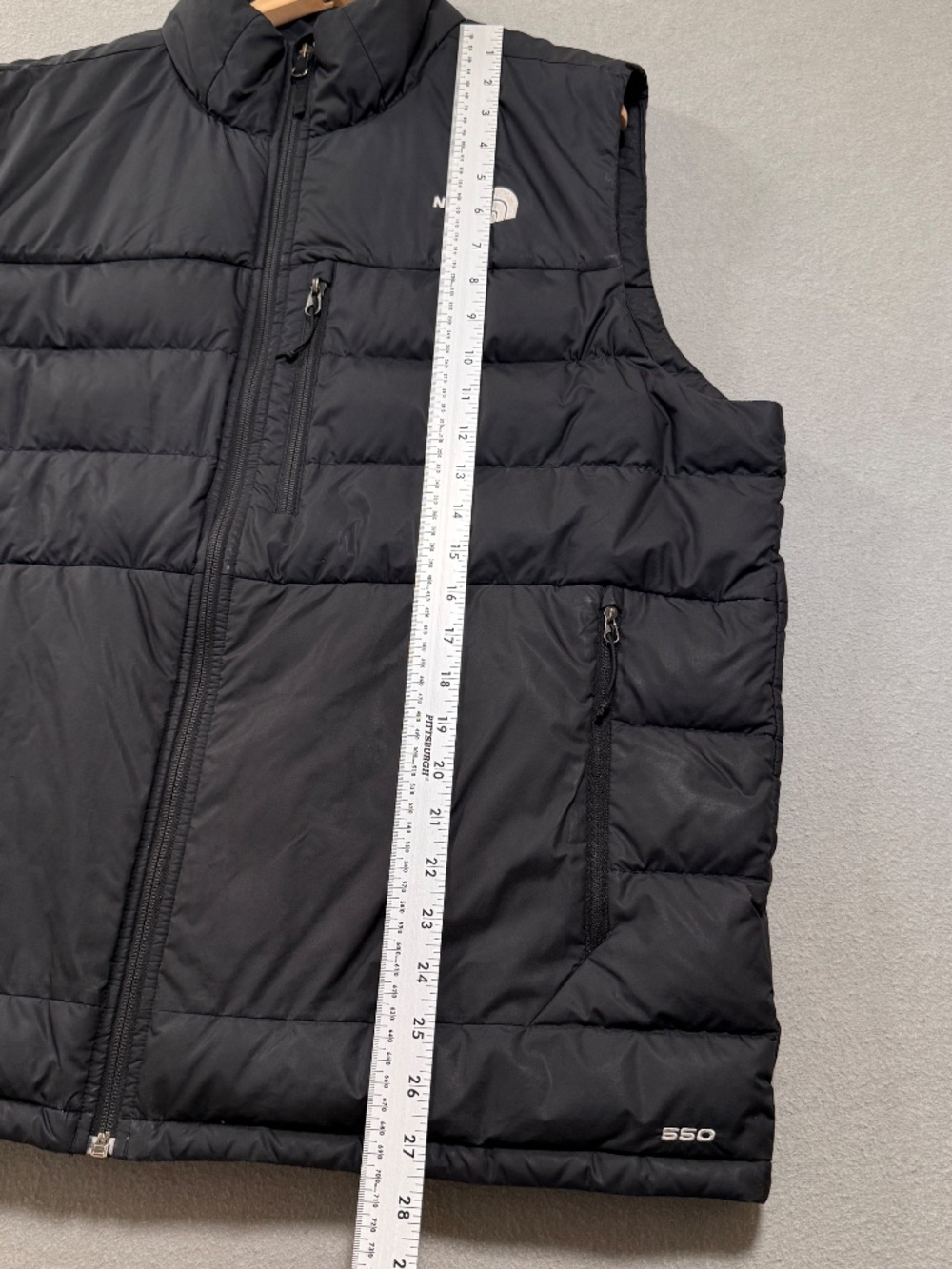 The North Face Black Gorpcore Outdoors Zip Puffy Insulated Puffer Vest  Men XL - Picture 5 of 7
